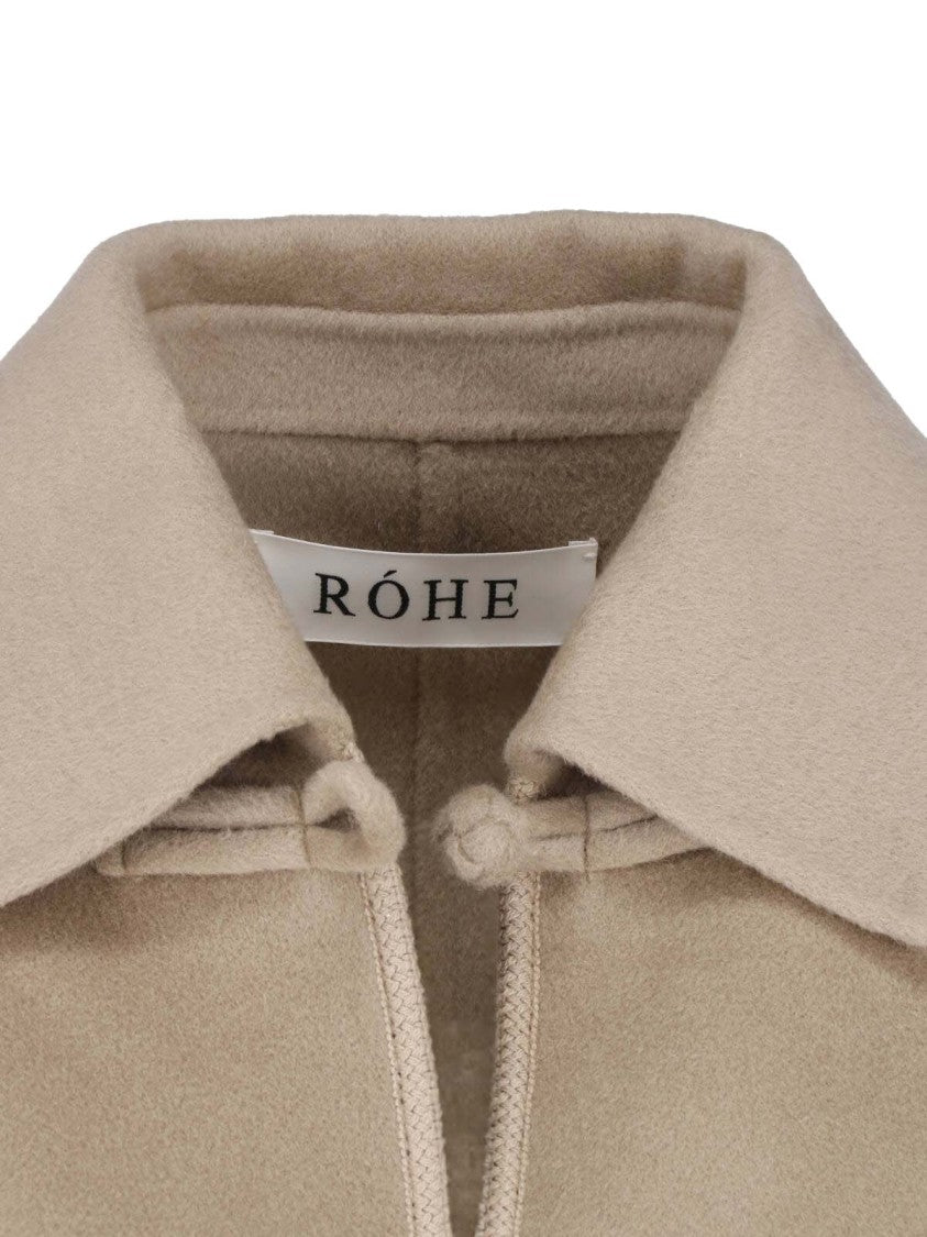 Róhe Pankou Pointed Collar Wool-Blend Jacket