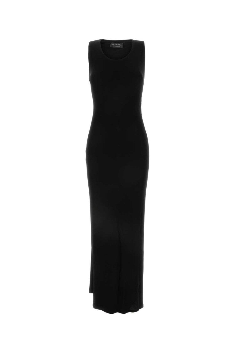 Balenciaga Black Stretch Viscose Dress