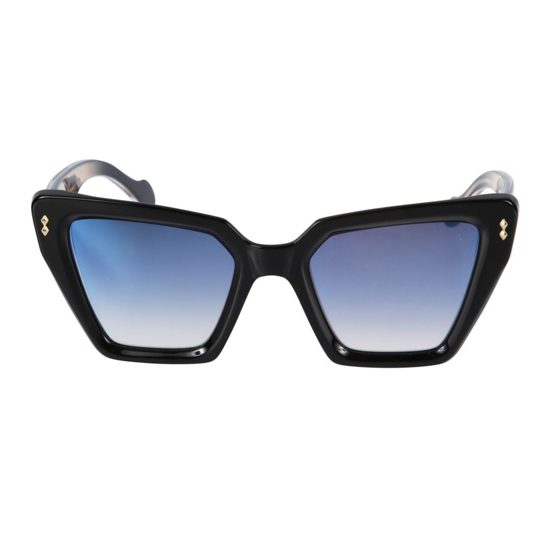 Kador Blue Vanessa Glamour Gradient Oversized Square Sunglasses