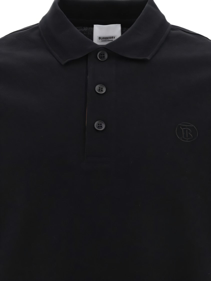 Burberry Classic Collared Polo Shirt With Subtle Logo Detail