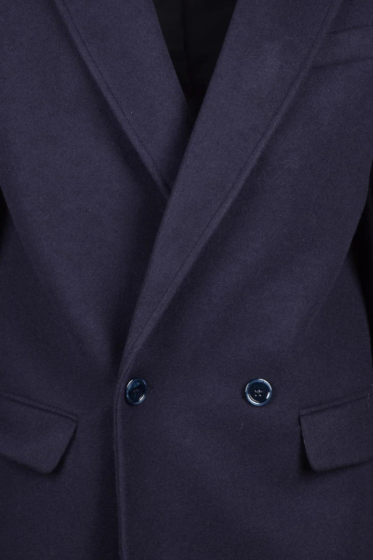 Daniele Alessandrini Double-Breasted Coat - Blue