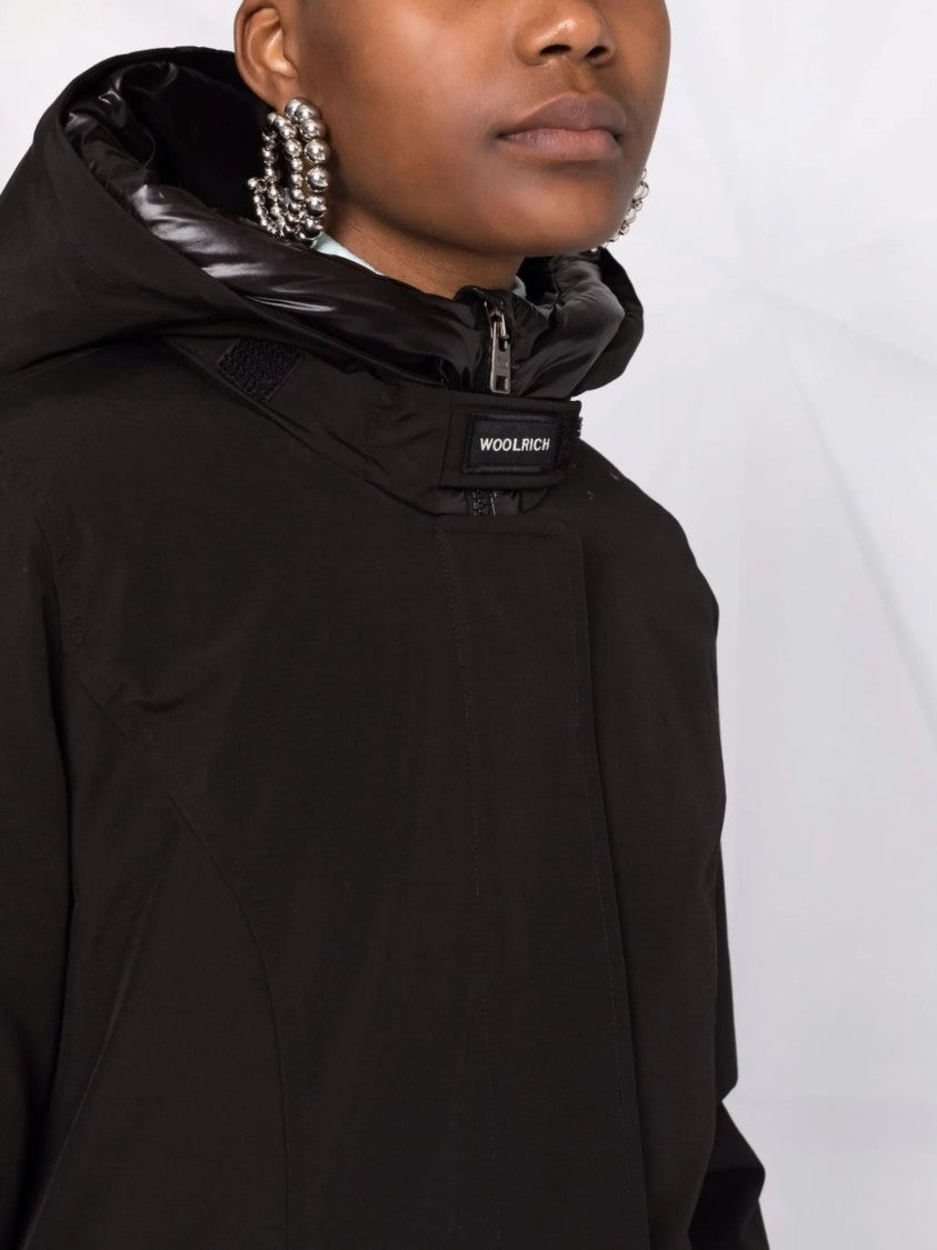 Woolrich Black Arctic Slim-Fit Down Parka