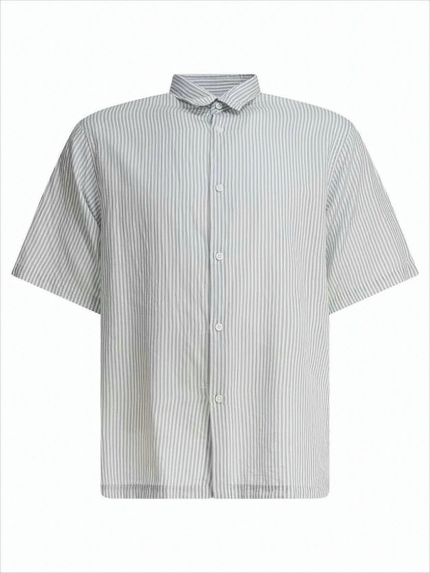 Kaptain Sunshine Relaxed Boxy Fit Striped Short-Sleeve Shirt