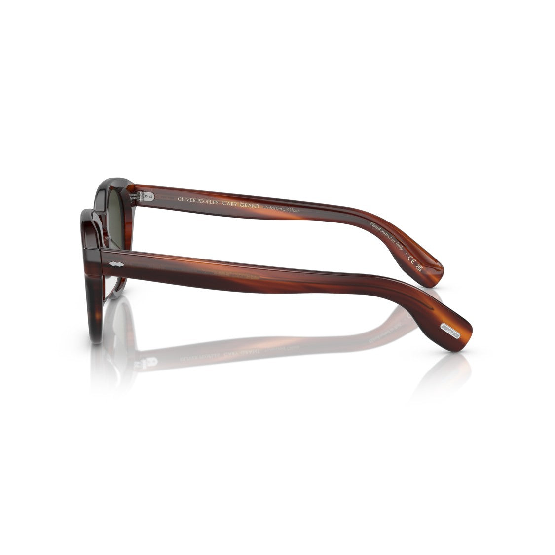 Oliver Peoples 0Ov5413su Round Tortoiseshell Acetate Sunglasses With Silver Accents