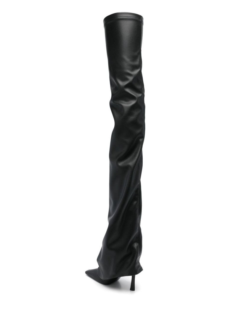 The Attico Over-The-Knee Black Boots