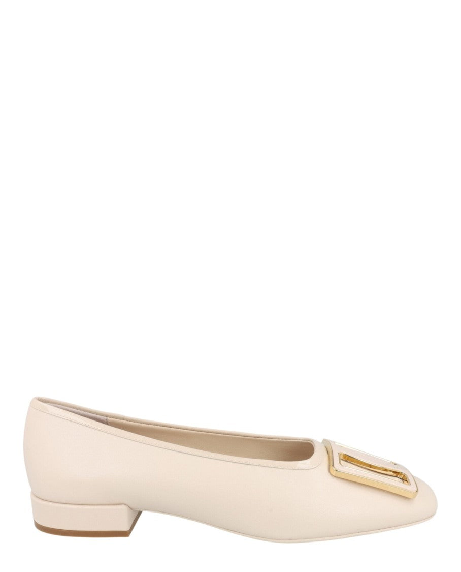 Ferragamo Myrna Patent Leather Ballet Flats - Narrow Width