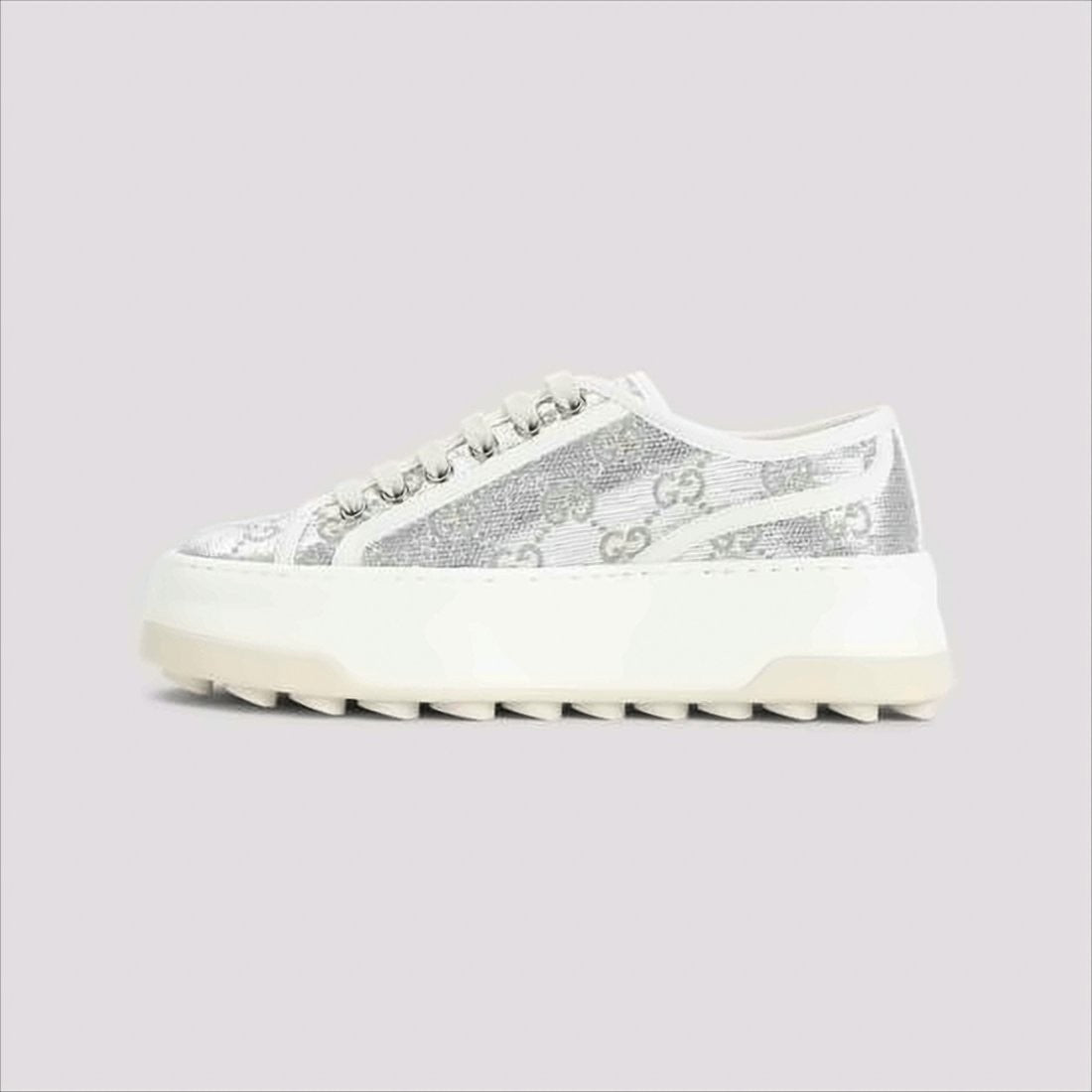 Gucci Platform Sneakers With Subtle Monogram