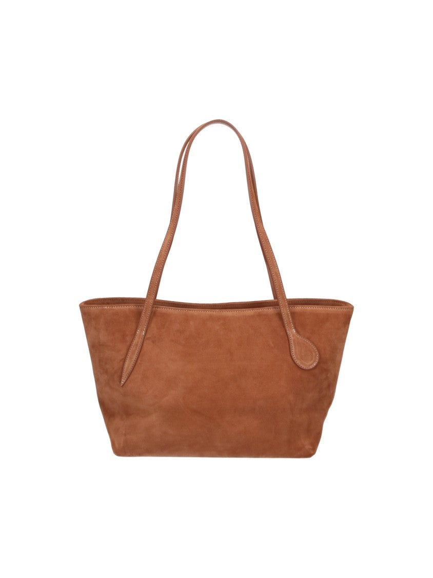 Liffner Brown Sprout Calf Suede Tote