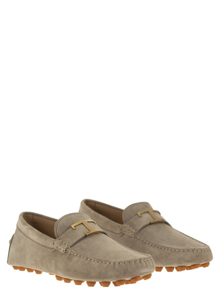 Tod's Rubber Bubble T In Suede Leather