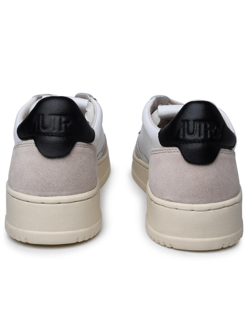 Autry White Leather Sneakers