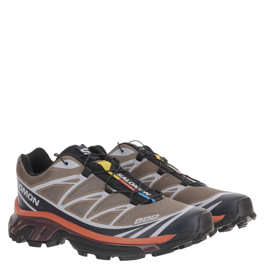 Salomon Multicolor Mesh Xt-6 Sneakers With Traction Outsole