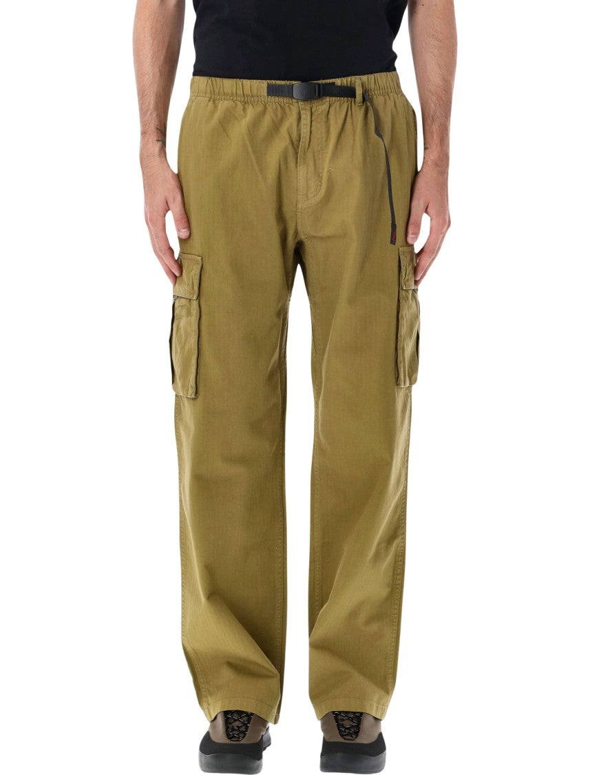 Gramicci Herringbone Cotton Twill Integrated Belt Cargo Pants
