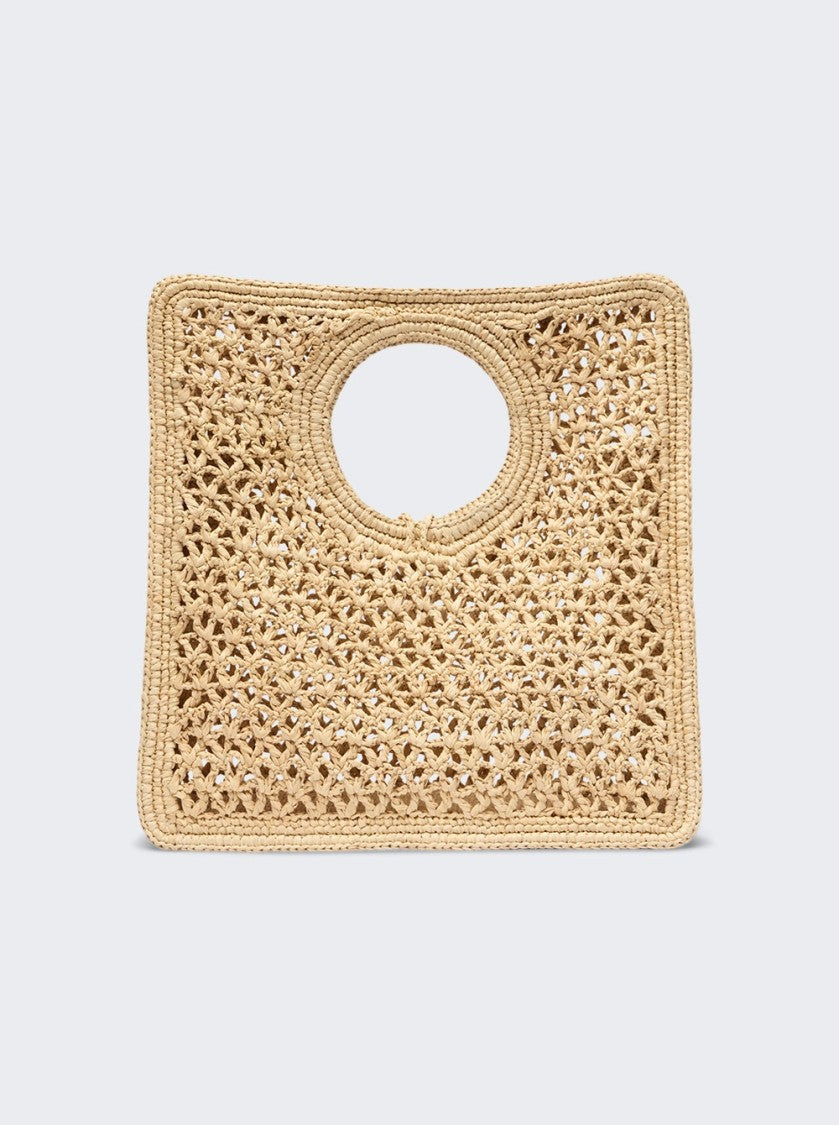 Jacquemus Le Petit Carre Spiaggia Natural