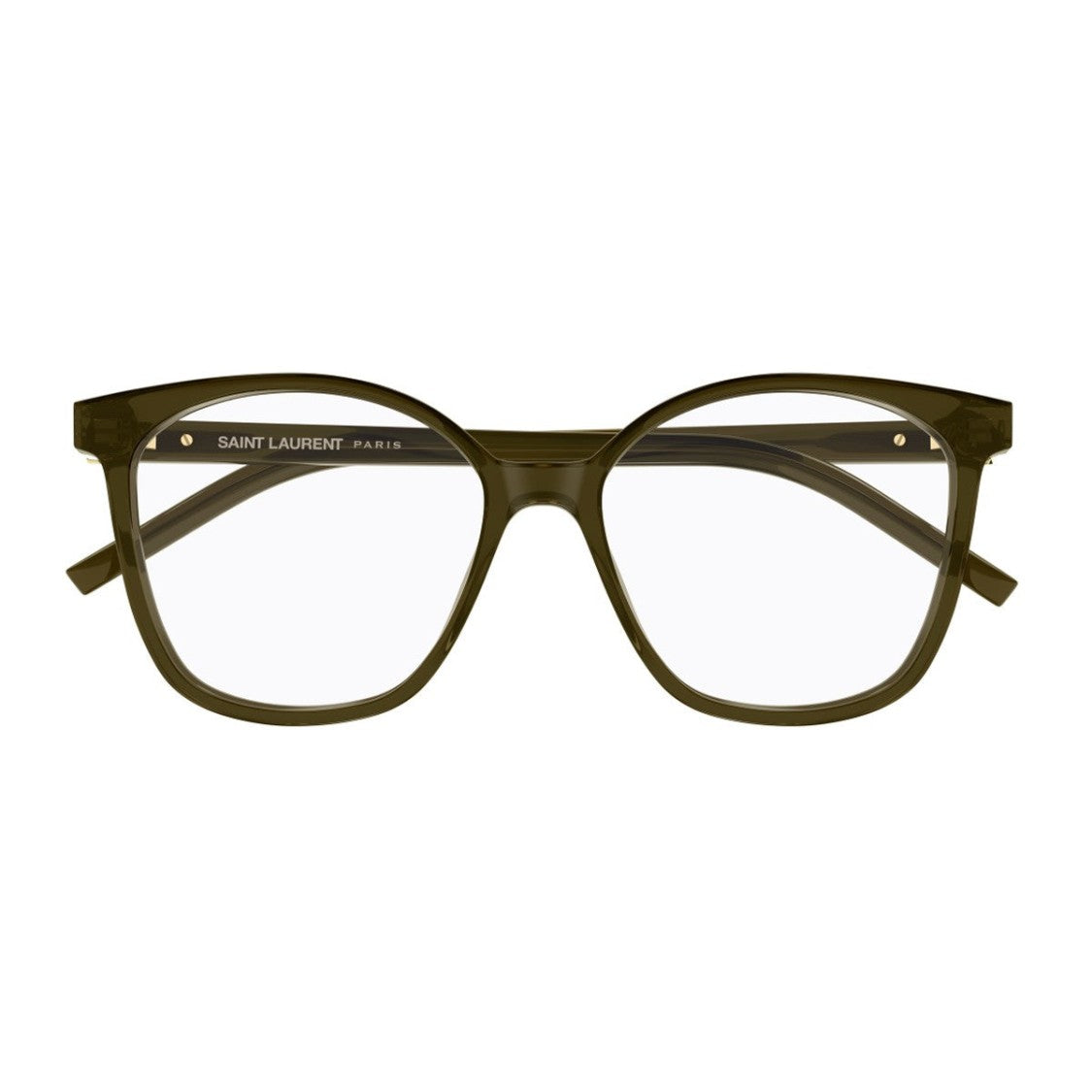 Saint Laurent Brown Sl M162 Monogram Acetate Soft Square Sunglasses