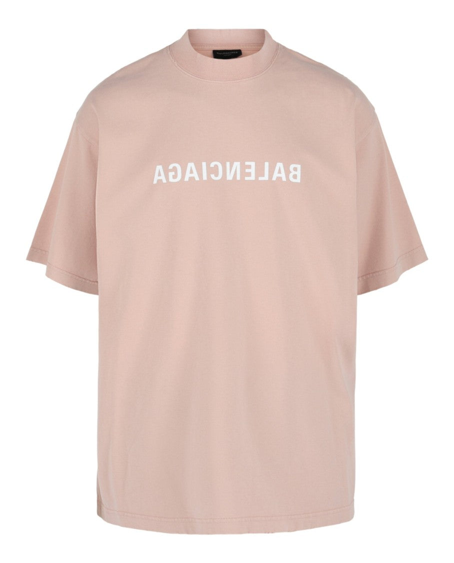 Balenciaga Mirrored Graphic Logo T-Shirt