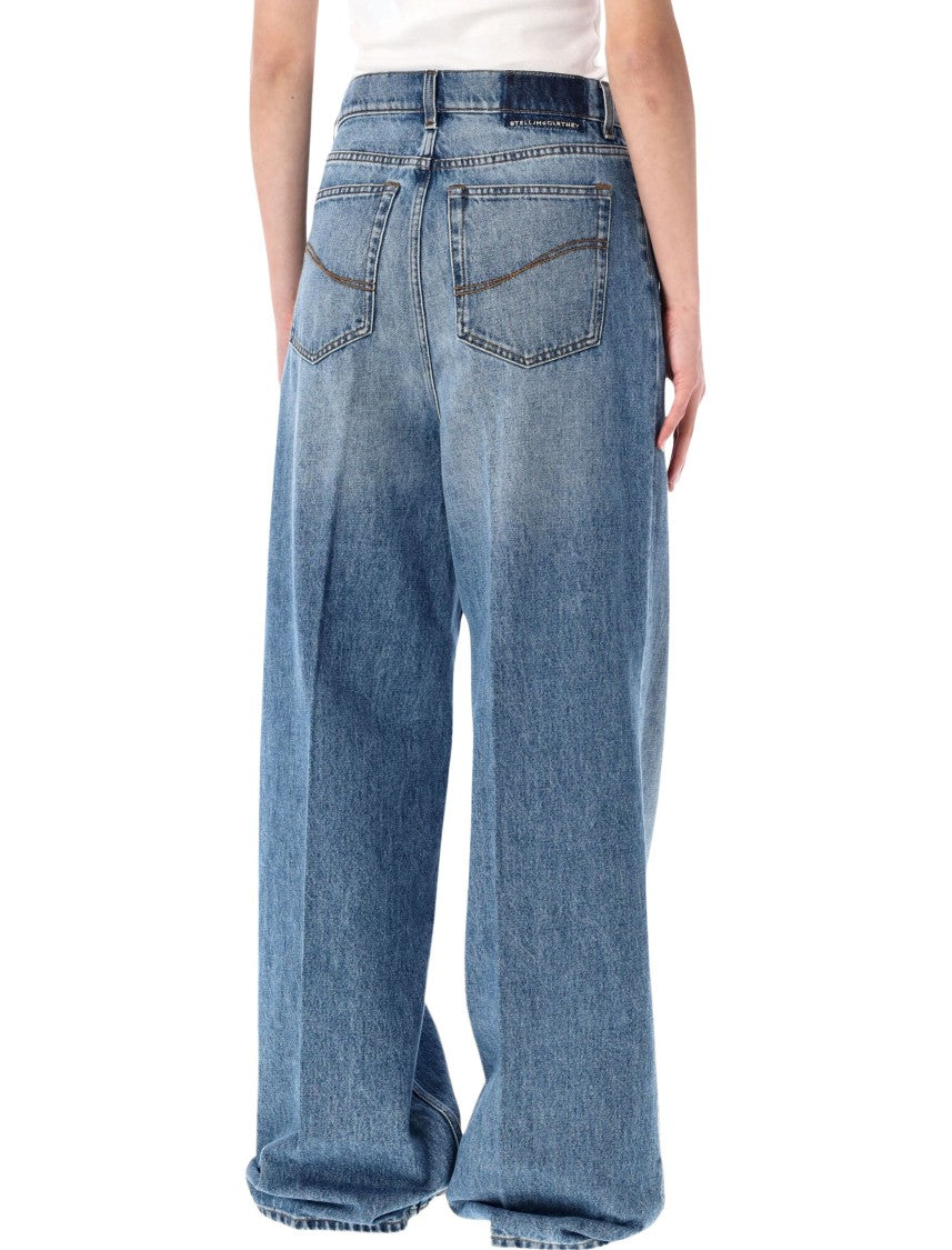Stella Mccartney Iconic Blue Wide Leg Jeans