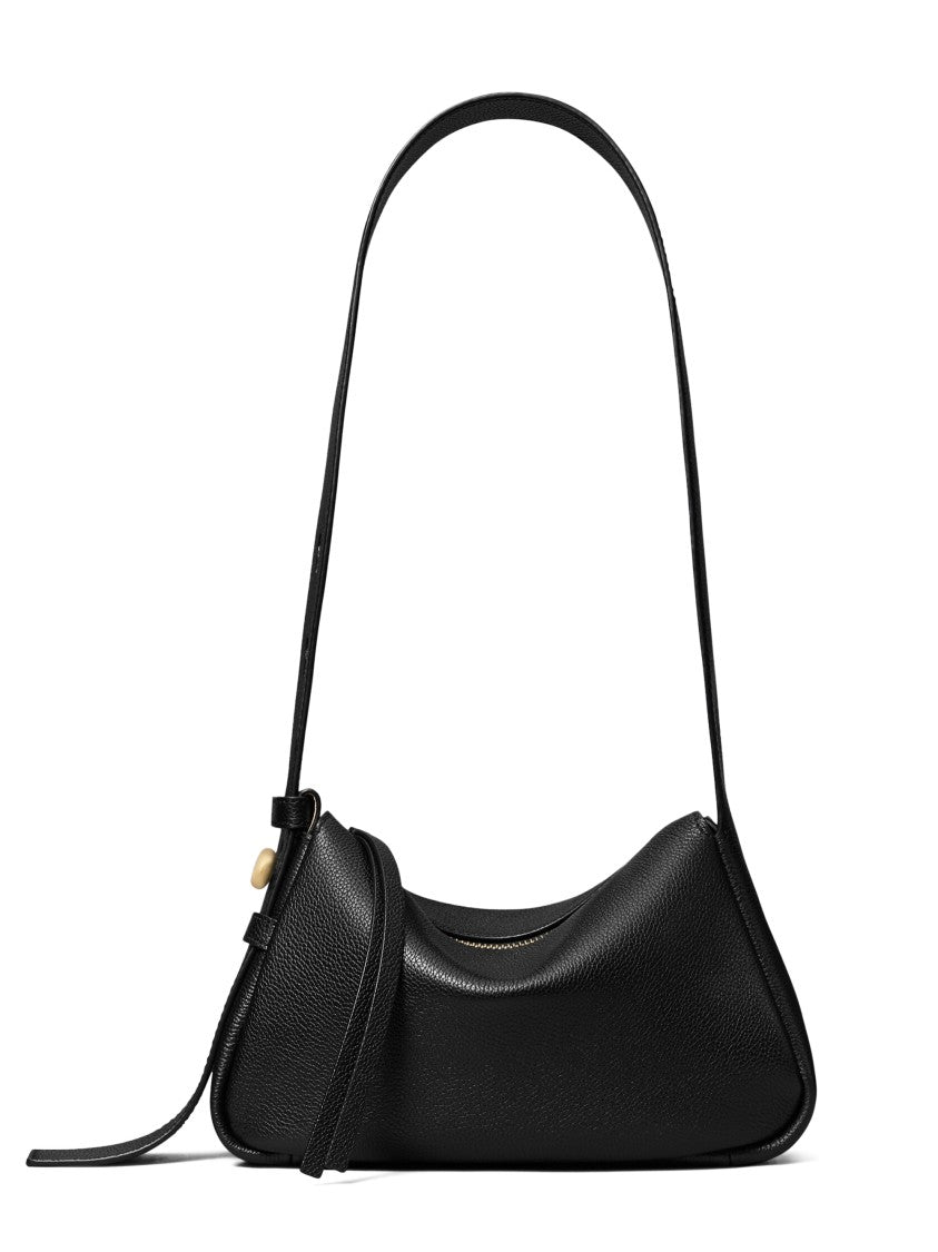 Tory Burch Compact Black Shoulder Bag With Chain Strap