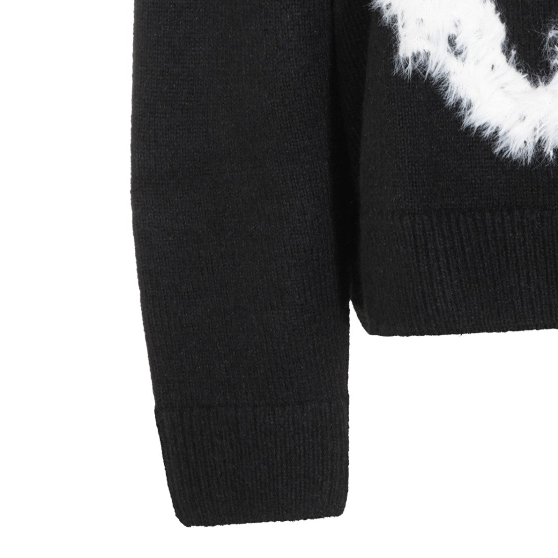 Y-3 Black Graphic Print Viscose Sweater