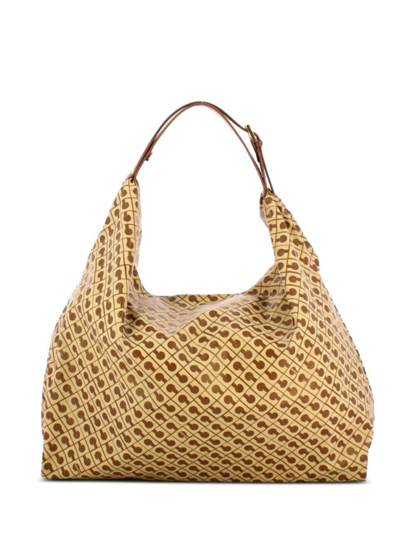 Gherardini Geometric Pattern Shoulder Bag With Adjustable Strap