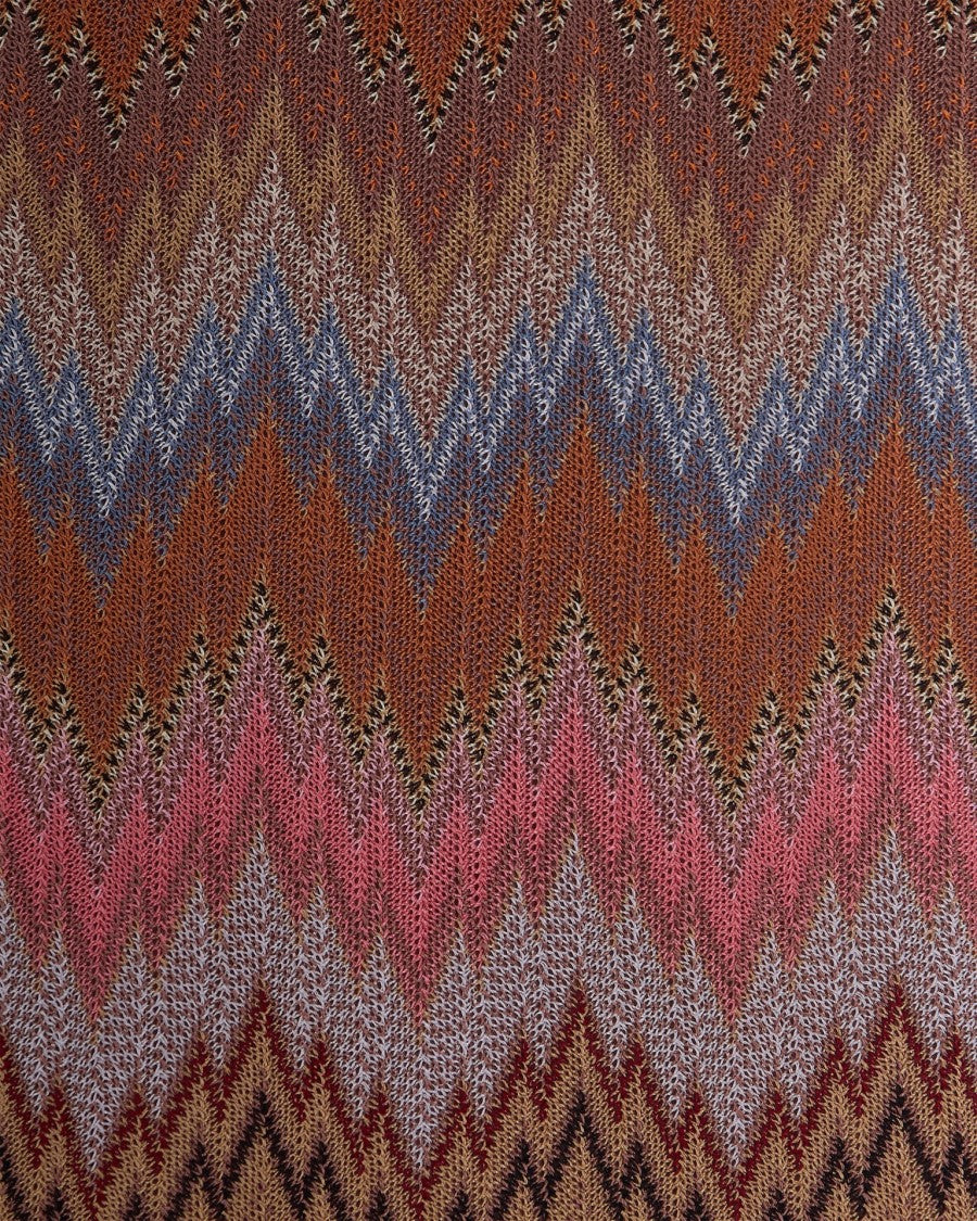 Missoni Sleeveless Chevron Viscose Mini Dress