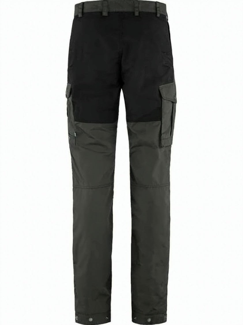 Fjallraven Two-Tone Straight Pants With Reinforced Patches