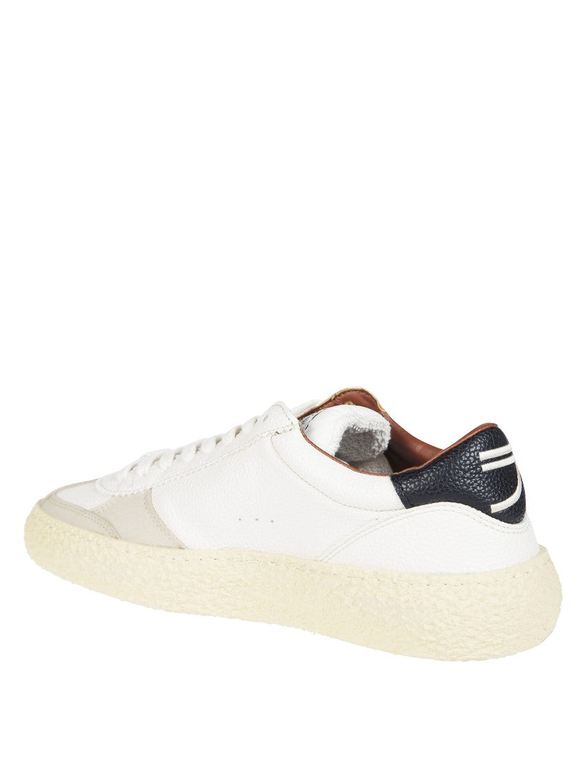 Puraai 1.01 Vintage Grain Faux-Leather Sneakers