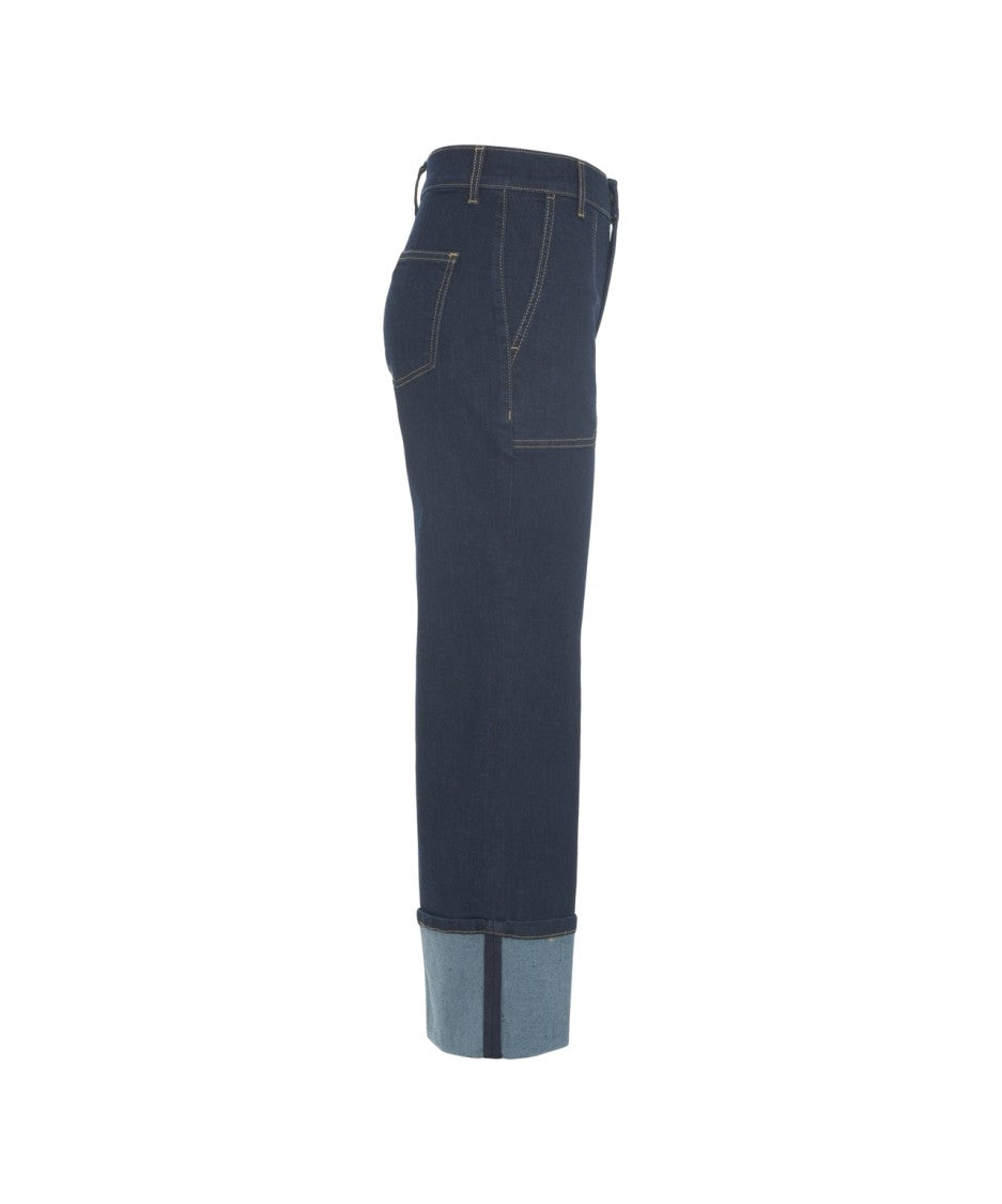 Liu Jo Straight-Leg Jeans With Cuffs