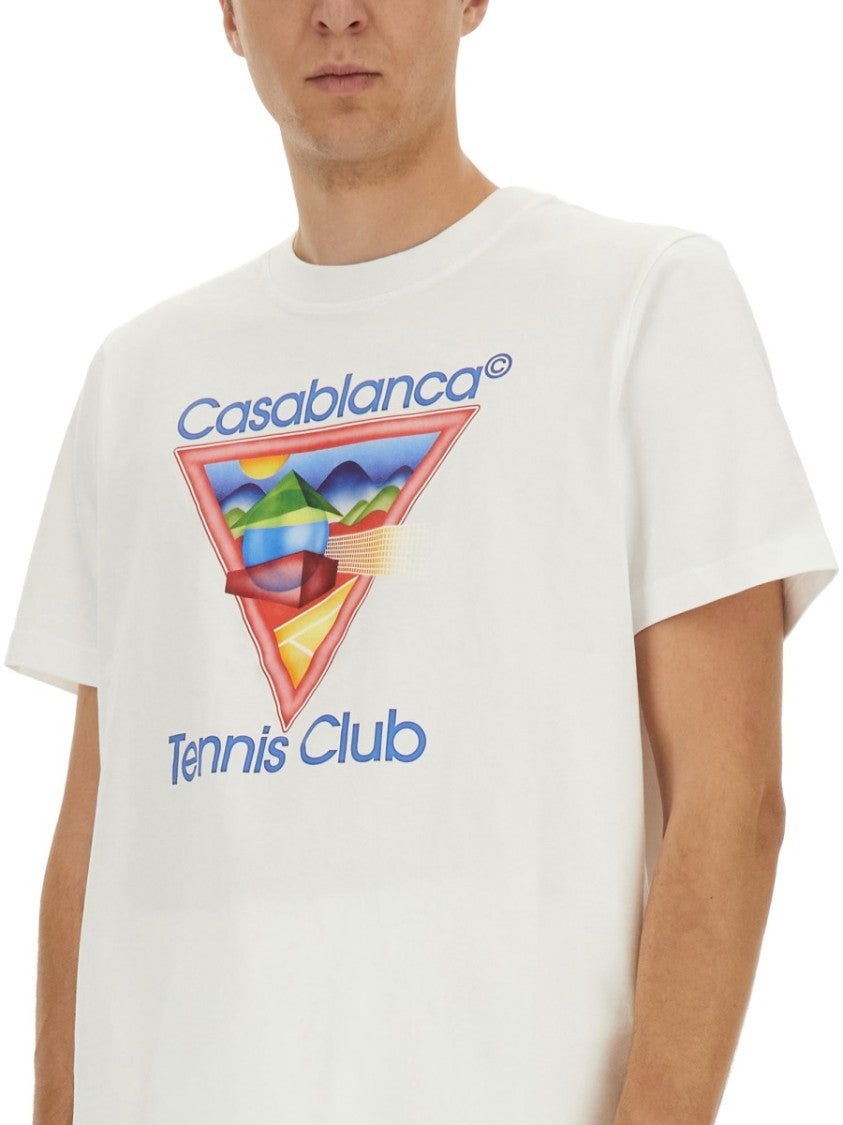 Casablanca Relaxed-Fit Graphic Print T-Shirt