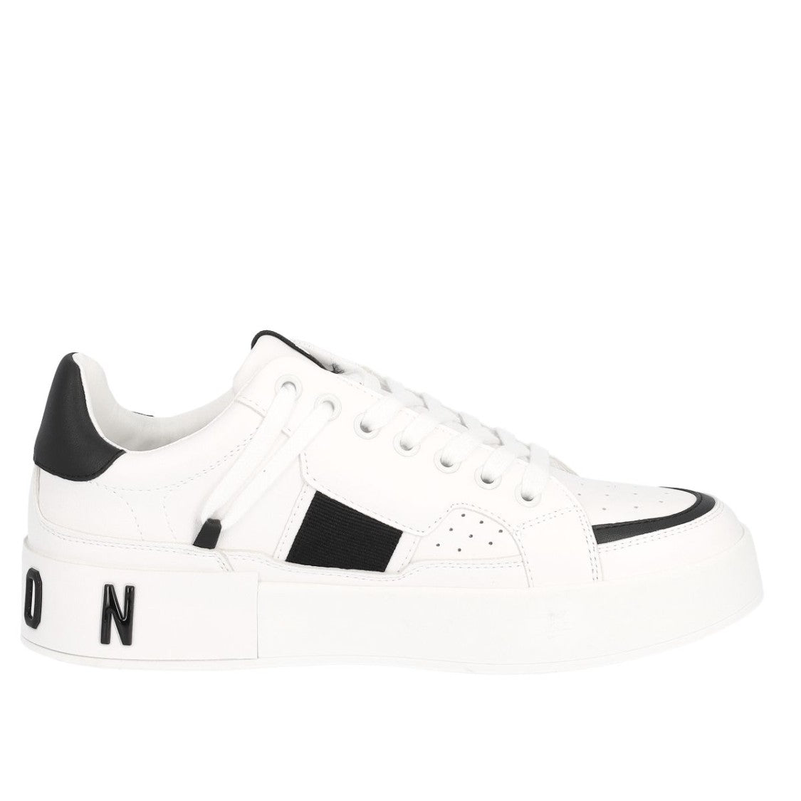 Icon White Sneaker With Black Accents