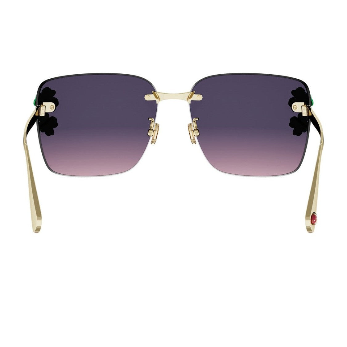 Dior Gold Diorclover Metal Sunglasses