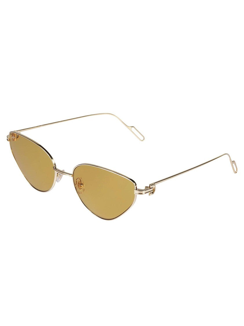 Cartier Ct0155s Narrow Cat-Eye Sunglasses