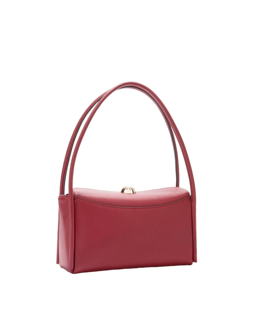 Furla Nicole M Boston Leather Shoulder Bag, Cherry
