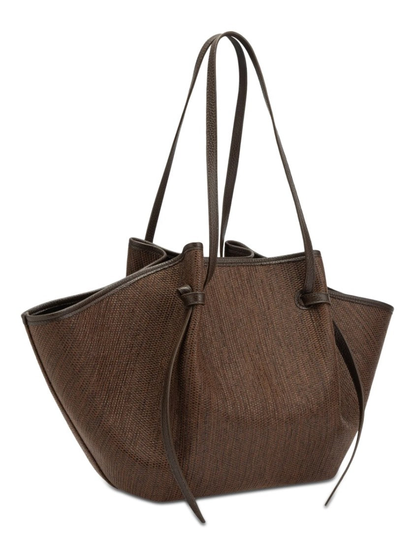 Yuzefi Woven Raffia Mochi Tote Bag