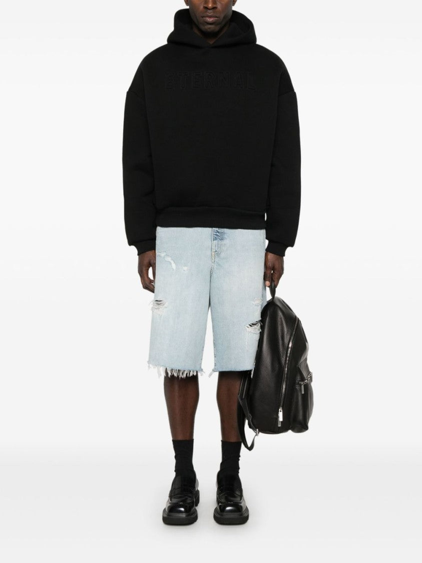 Fear Of God Relaxed Fit Black Cotton Eternal Sweatshirt