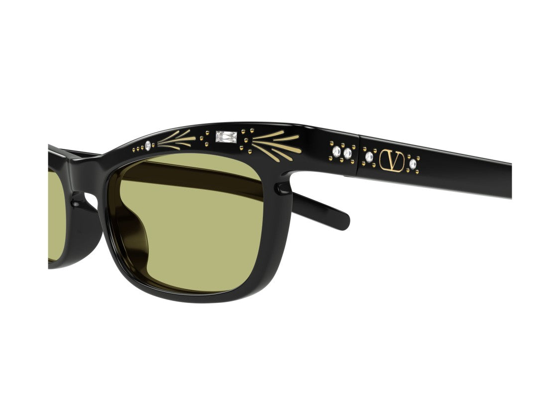 Valentino Gold Vg0044s Square Sunglasses