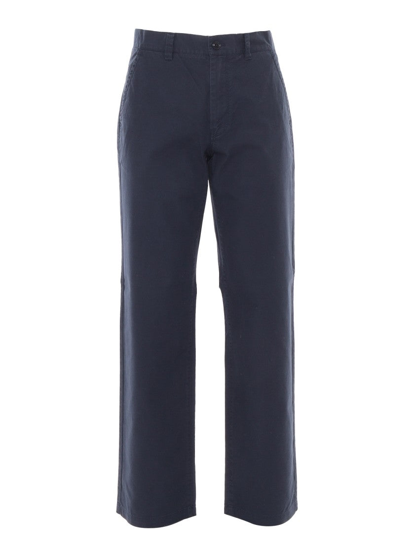 Aspesi Straight-Leg Cotton Blend Trousers With Classic Design