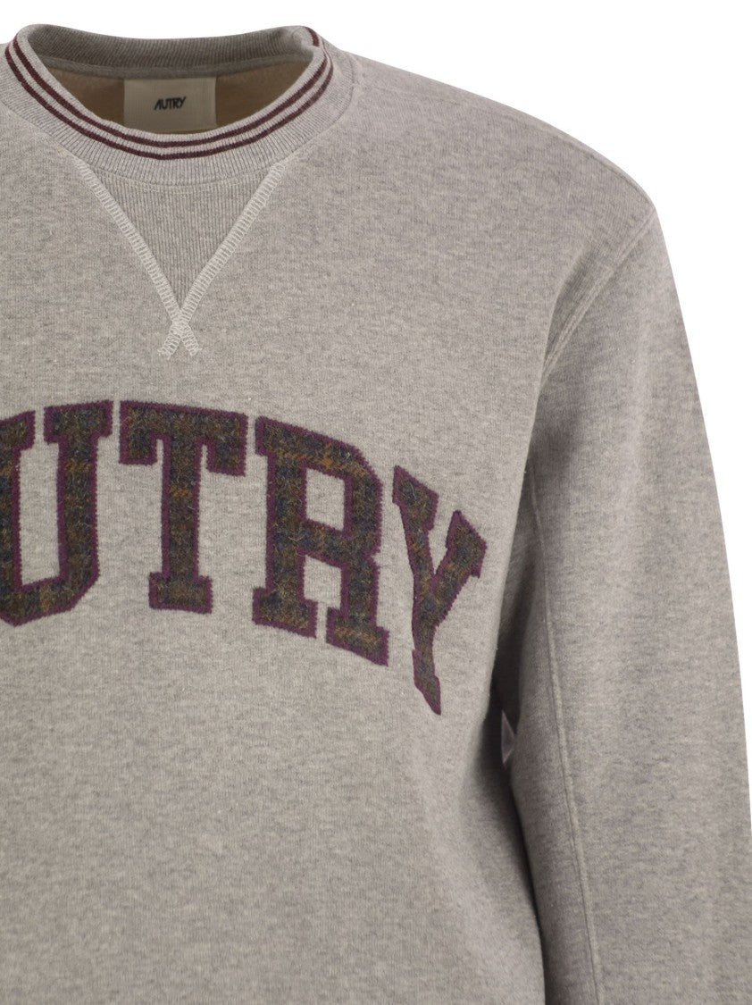 Autry Crew-Neck Sweatshirt With Logo