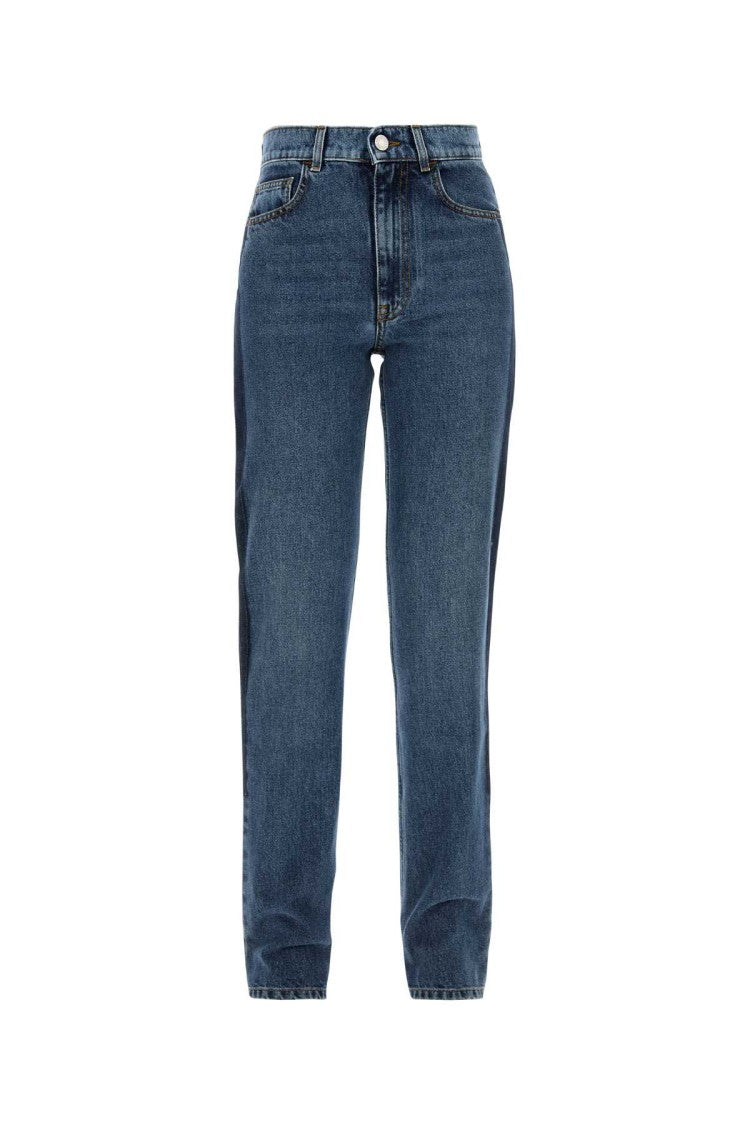 Philosophy Di Lorenzo Serafini High-Waisted Straight-Leg Denim Jeans