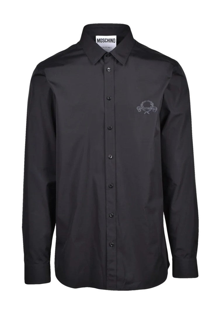 Moschino Couture Cotton Shirt - Black