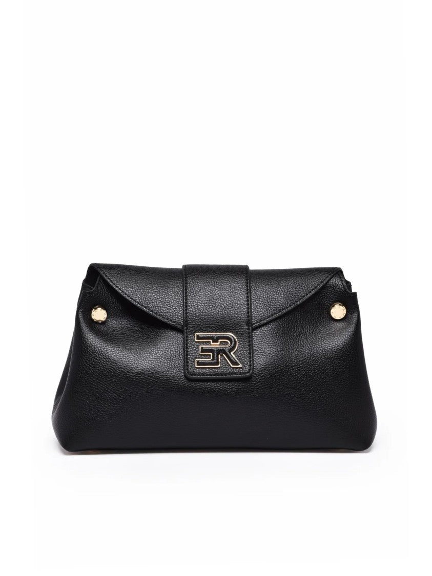 Ermanno Firenze Vally Magnetic Closure Shoulder Bag With Structured Silhouette