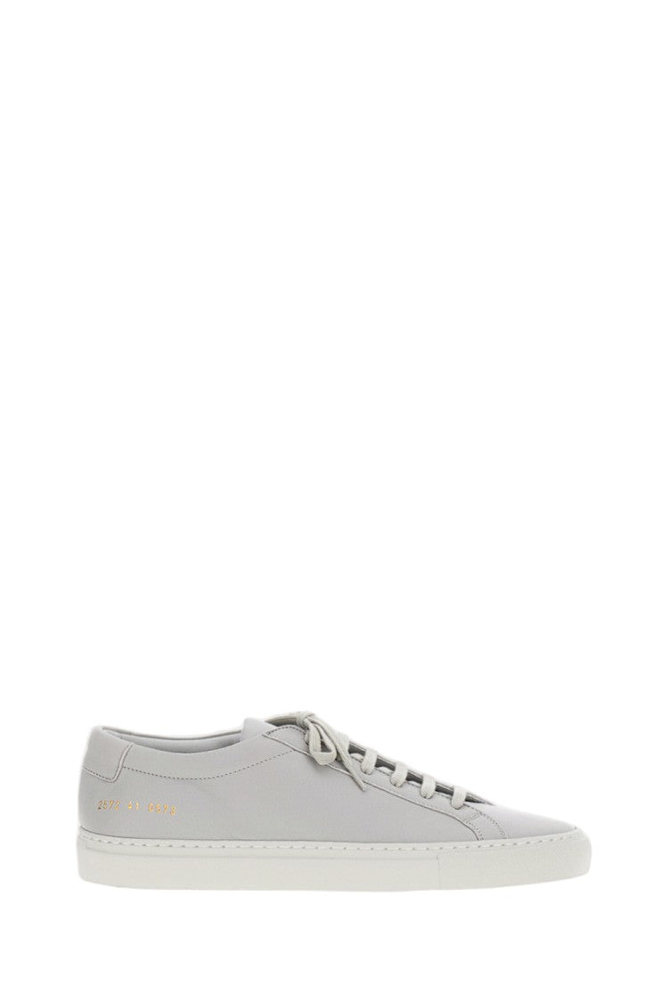 Common Projects Grey Achille Premium Leather Sneakers