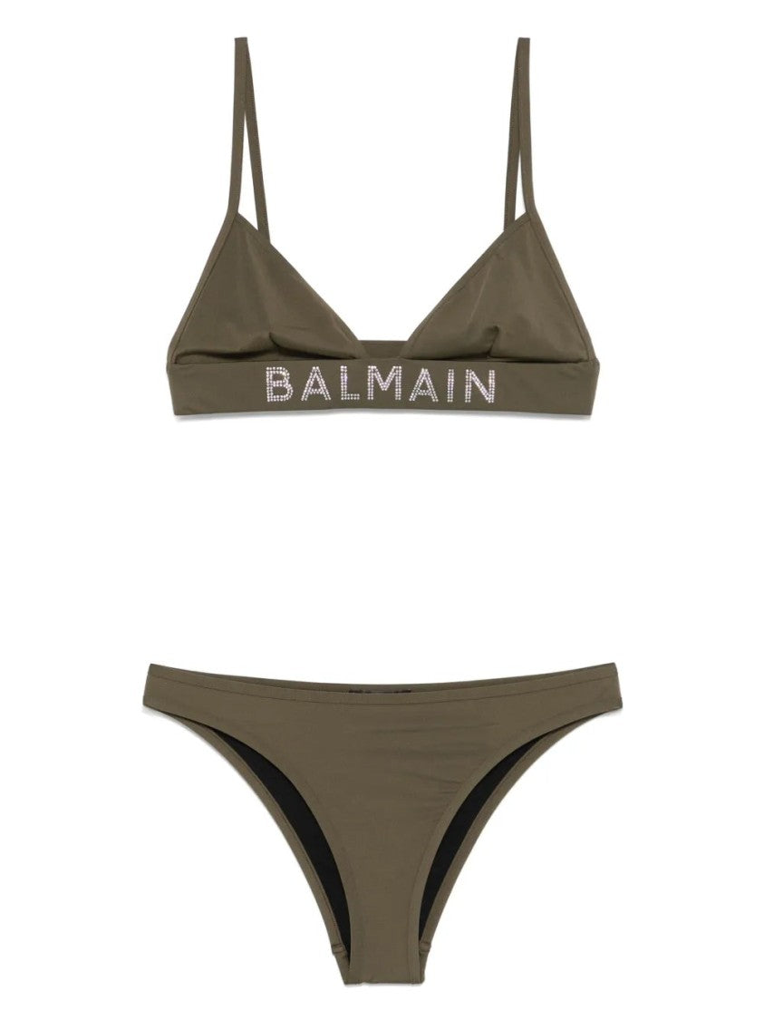 Balmain Triangle Bikini With Classic Fit