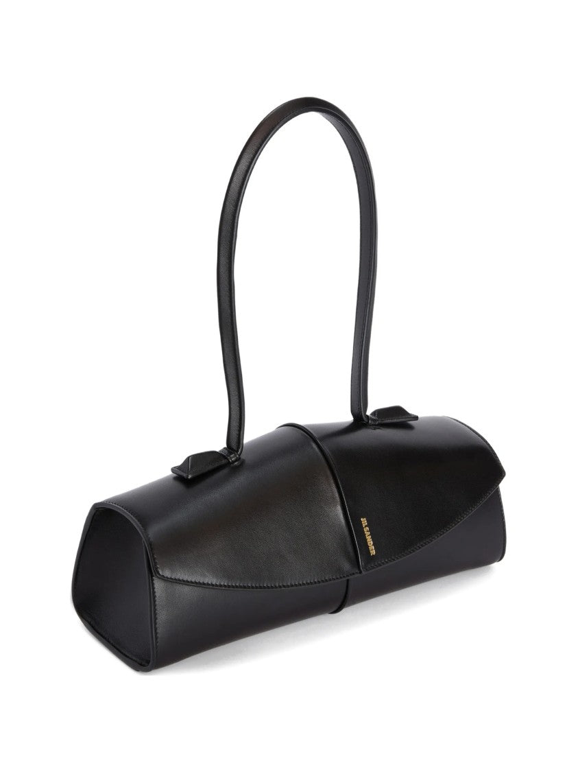 Jil Sander Black Borsa A Spalla Structured Tote