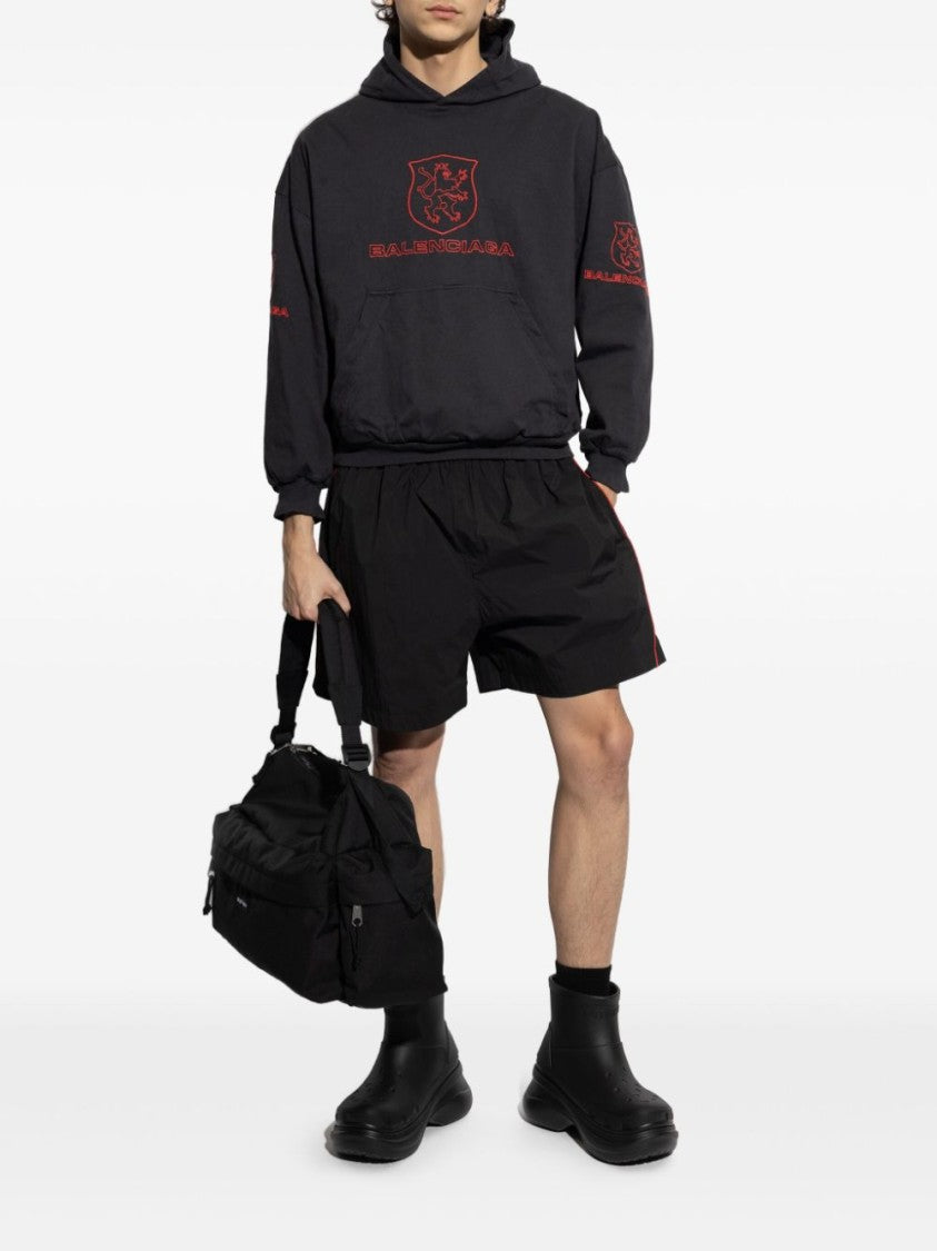 Balenciaga Black Track Shorts