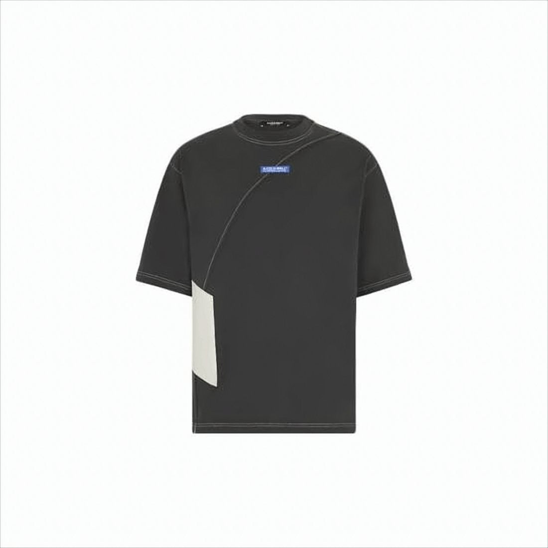 A-Cold-Wall* Asymmetrical Relaxed-Fit T-Shirt With Contrasting Panel