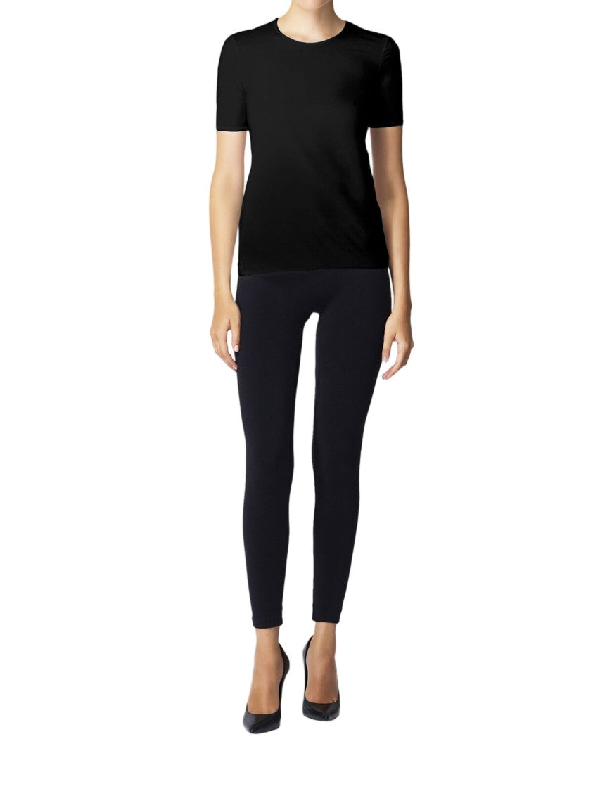 Wolford Pure Top Short-Sleeved Minimalist Cotton Top