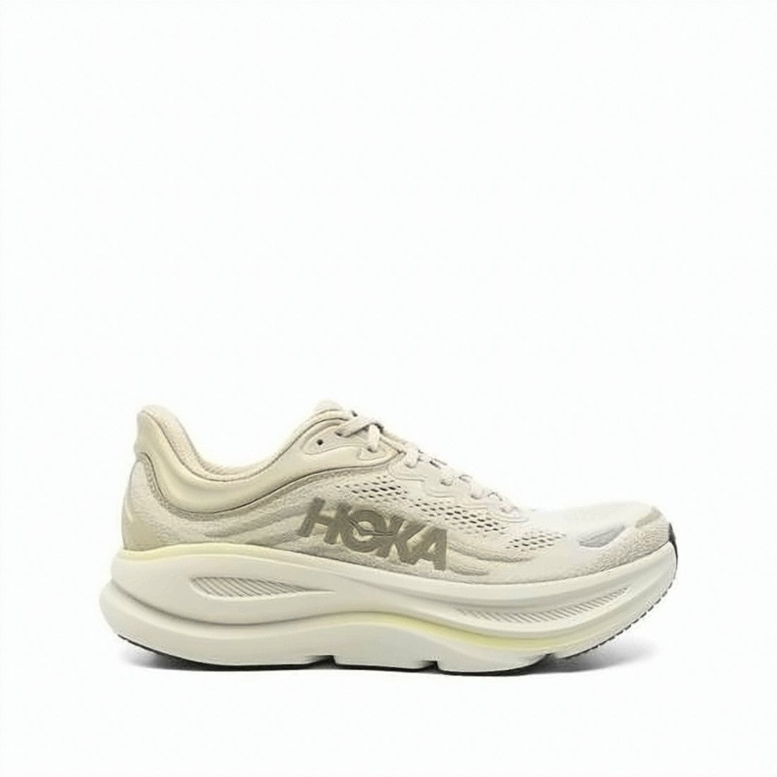 Hoka Cushioned Mesh Sneakers With Elevated Sole