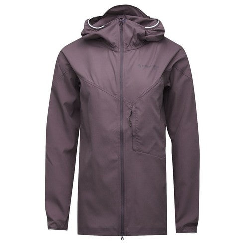 Klattermusen Minimalist Purple Jacket With Full Zipper And Hood