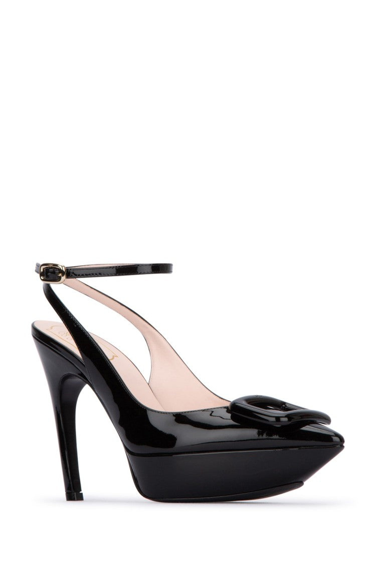 Roger Vivier High-Heeled Pumps With Ankle Strap And Bow Detail