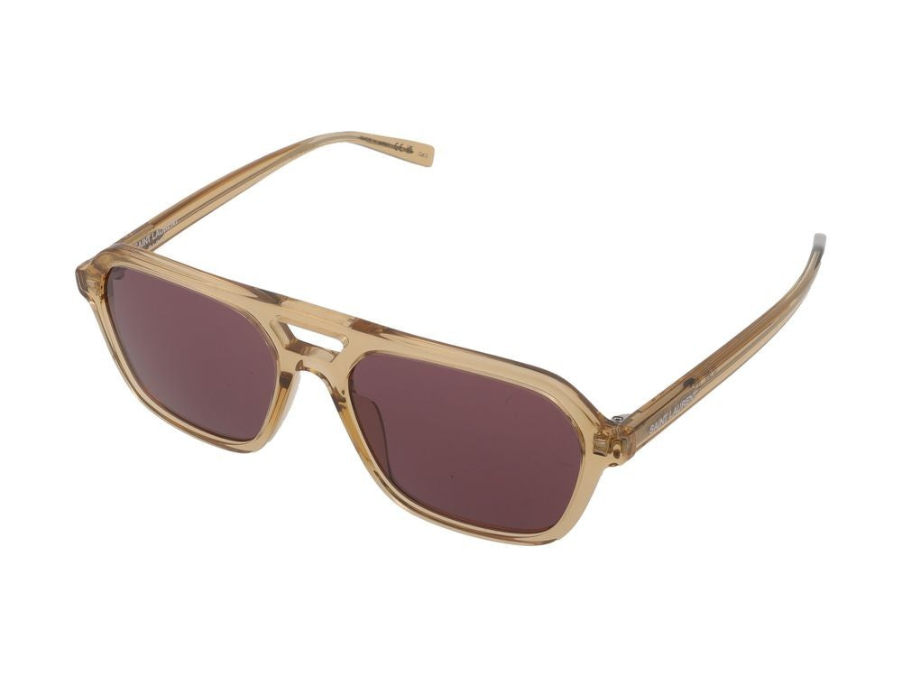 Saint Laurent Yellow Sl 905 Geometric Sunglasses